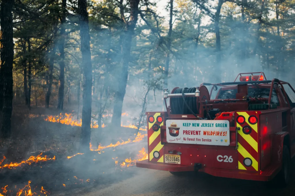 Firefighters Battle Carolina Wildfires